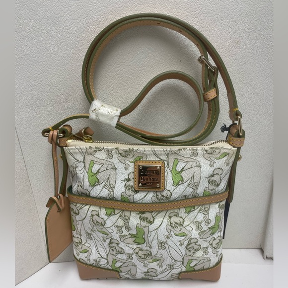 Disney Dooney & Bourke Tinkerbell Half Marathon Crossbody Purse Bag 2014 - NEW